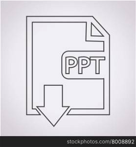 File type PPT icon