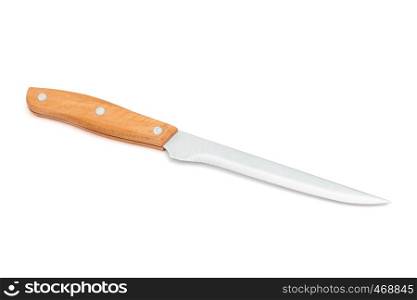 fillet knife on a white background