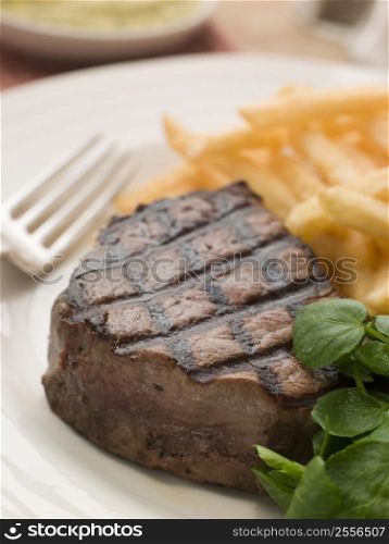 Fillet Steak Frite and Watercress