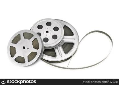 film strip isolated on white background