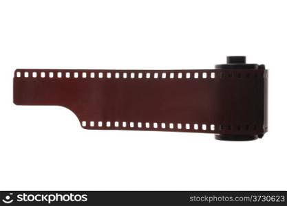 Film strip isolated on white background