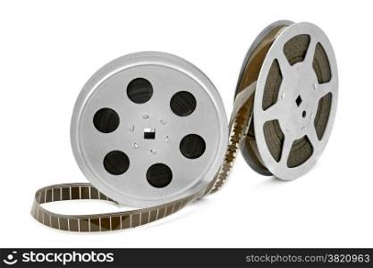 film strip isolated on white background