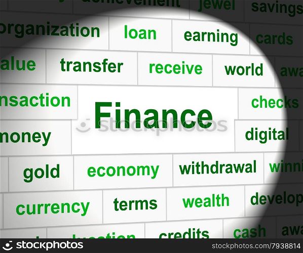 Finances Financial Representing Trading Earnings And Money