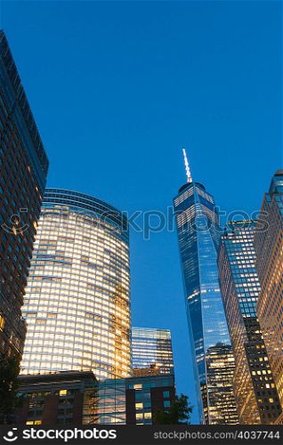 Financial district, One World Trade Center, New York, USA