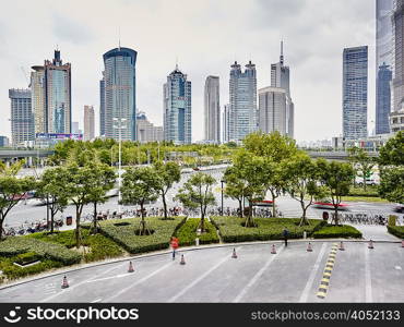 Financial district, Pudong, Shanghai, China