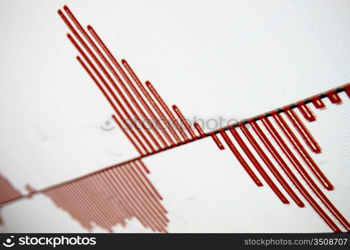 financial graph of investment growth