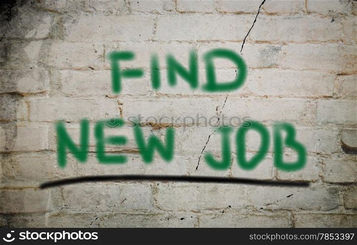 Find New Job Concept