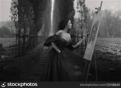 Fine art photo- young woman