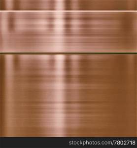 fine brushed steel metal. very finely brushed copper metal background texture with panel