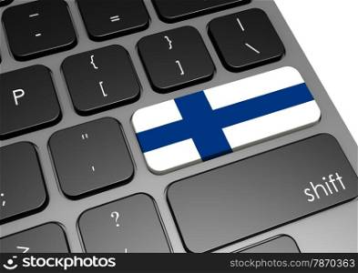 Finland keyboard image with hi-res rendered artwork that could be used for any graphic design.. Finland