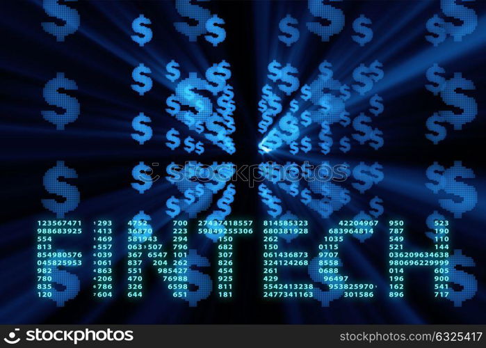 Fintech in financial technology concept