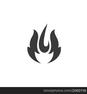Fire flame icon vector illustration design template