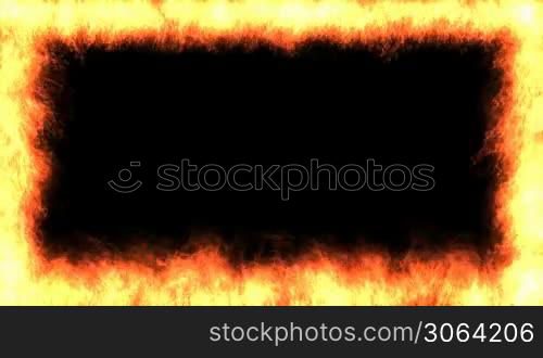 Fire frame motion background (seamless loop)