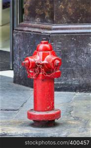 fire hydrant on a city street