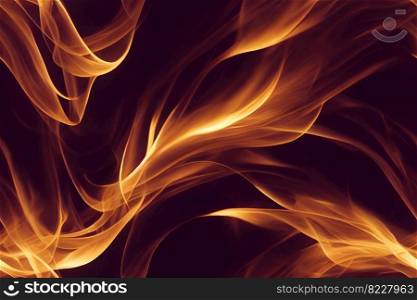 Fire themed seamless textile pattern 3d illustrated
