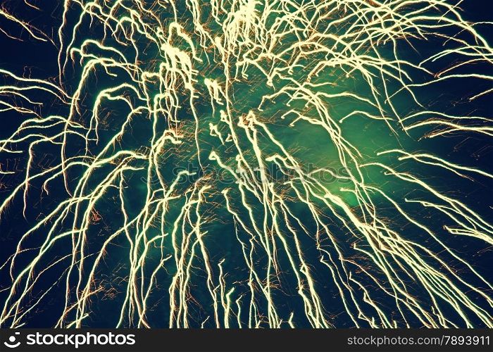 Firecrackers on occasion of Indian festival of lights, Diwali