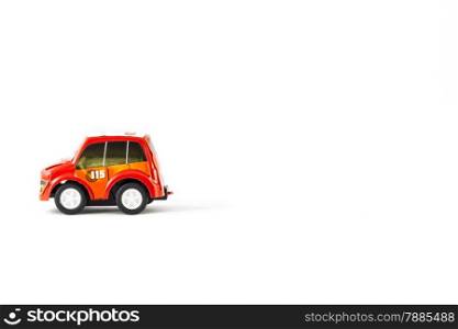 "Fireman toys car. Italian little model of italian "vigili del fuoco""