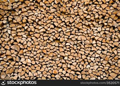 firewood stacked, abstract background or texture for your project