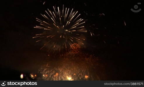 fireworks display with sound