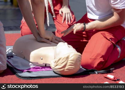 First aid and CPR - Cardiopulmonary resuscitation class