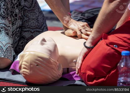 First aid and CPR - Cardiopulmonary resuscitation class