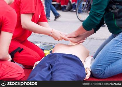First aid and CPR training course