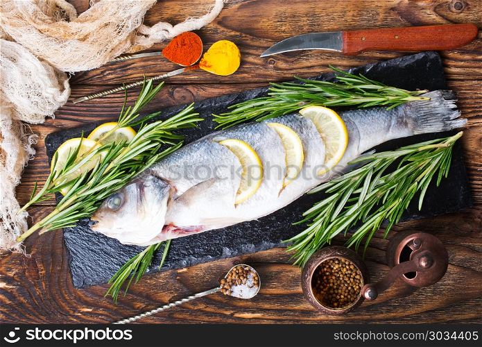 Fish. Fish,raw fish, fish with salt and spices