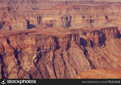 Fish River canyon in Namibia