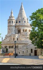 Fisher Bastion, one of most famous places in Budapest. Fisher Bastion in Budapest