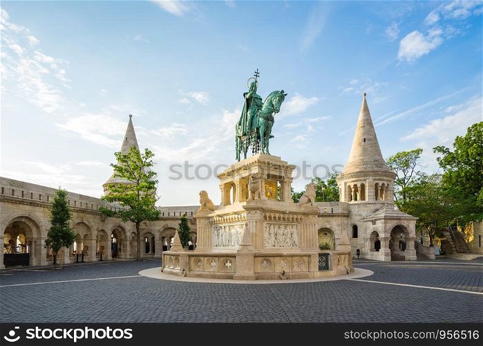 Fisherman's Bastion in Budapest city, Hungary.