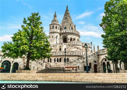 Fisherman&rsquo;s Bastion in Budapest in summer morning. Fisherman&rsquo;s Bastion in Budapest