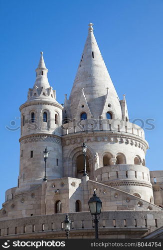 Fisherman&rsquo;s Bastion is a terrace in neo-Gothic and neo-Romanesque style, Budapest famous landmark