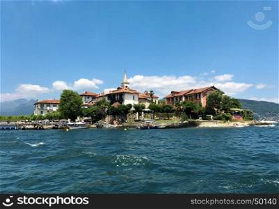 Fishermen Island lake Maggiore Italy landmark architecture