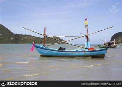Fishing boat in Sam Roi Yot, Thailand