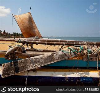 Fishing boat on Sri Lanka