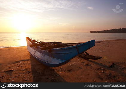 Fishing boat on Sri Lanka