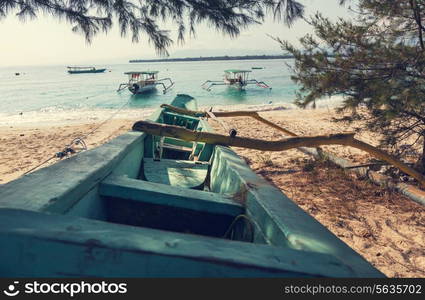 Fishing boats in Bali