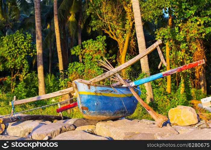 Fishing boats in Bali