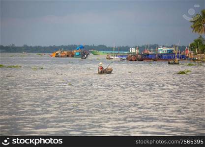 Fishing boats in Kep, Cambodia