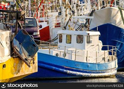 fishing cutter in the port of Ustka, Poland