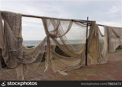 Fishing Nets Hanging Out to Dry
