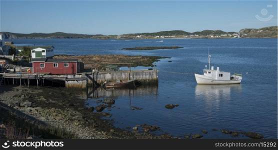 Fishing wharf at Twillingate, North Twillingate Island, Newfoundland And Labrador, Canada