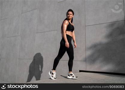 Fitness portrait, exercise and happy woman at gym for a workout, training and body motivation at health club. Face of sports or athlete female happy about performance, progress and healthy lifestyle