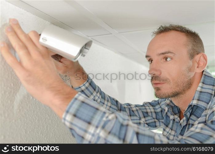 Fitting a security camera