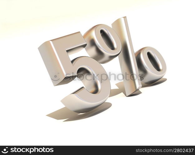 Five percent. 3d