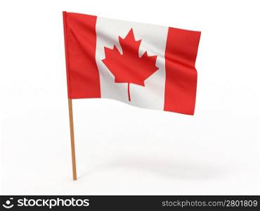 Flag of canada. 3d