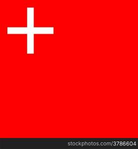 Flag of Canton of Schwyz Switzerland country region