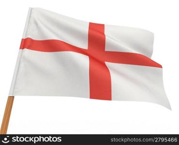 Flag of england . 3d