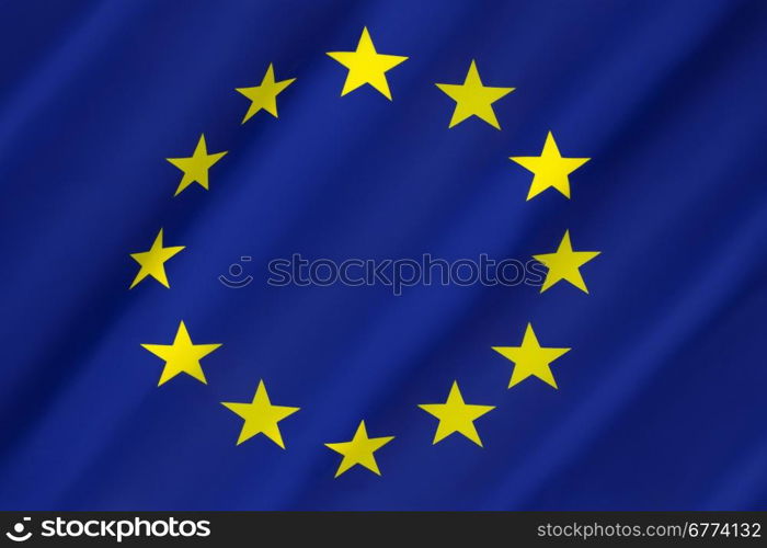 Flag of Europe - The flag and emblem of the Council of Europe and the European Union. It is also often used to indicate eurozone countries. Adopted 8th December 1955.