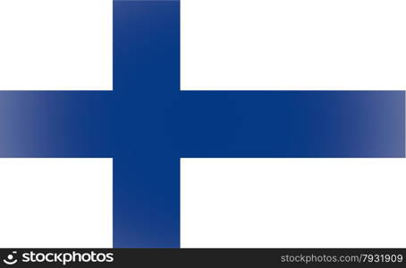 Flag of Finland vignetted. Vignetted Finnish flag of Finland